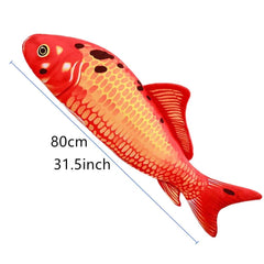 XIYUAN fish plush fabric close-up; plush texture and easy-care fibers