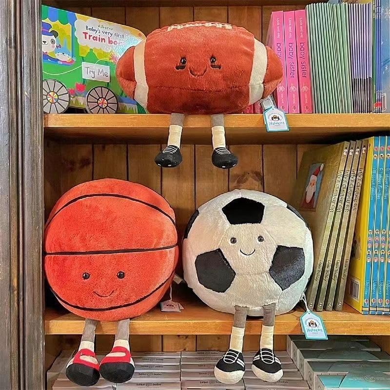 XIYUAN Rugby Plush Ball gift-ready presentation, a playful sports-themed present.