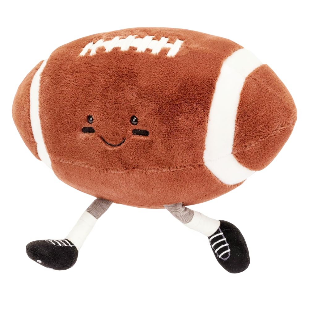 XIYUAN Rugby Plush Ball packaging note, vacuum-sealed and fluffing after opening.