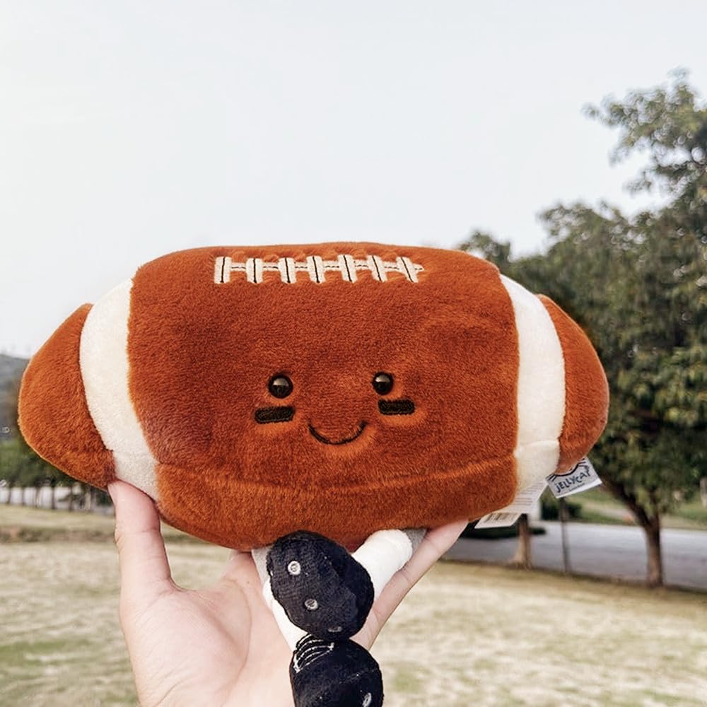 XIYUAN Rugby Plush Ball washing care, machine washable for easy cleaning.