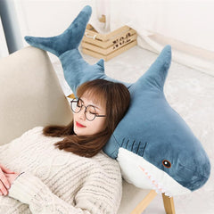 XIYUAN shark plush made from washable durable material.