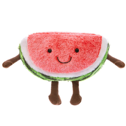 XIYUAN watermelon plush front view with soft fabric for cuddly play