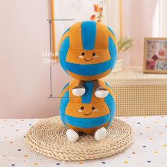 XIYUAN yellow volleyball pillow plush adds bright sport-themed decor to kids' rooms.