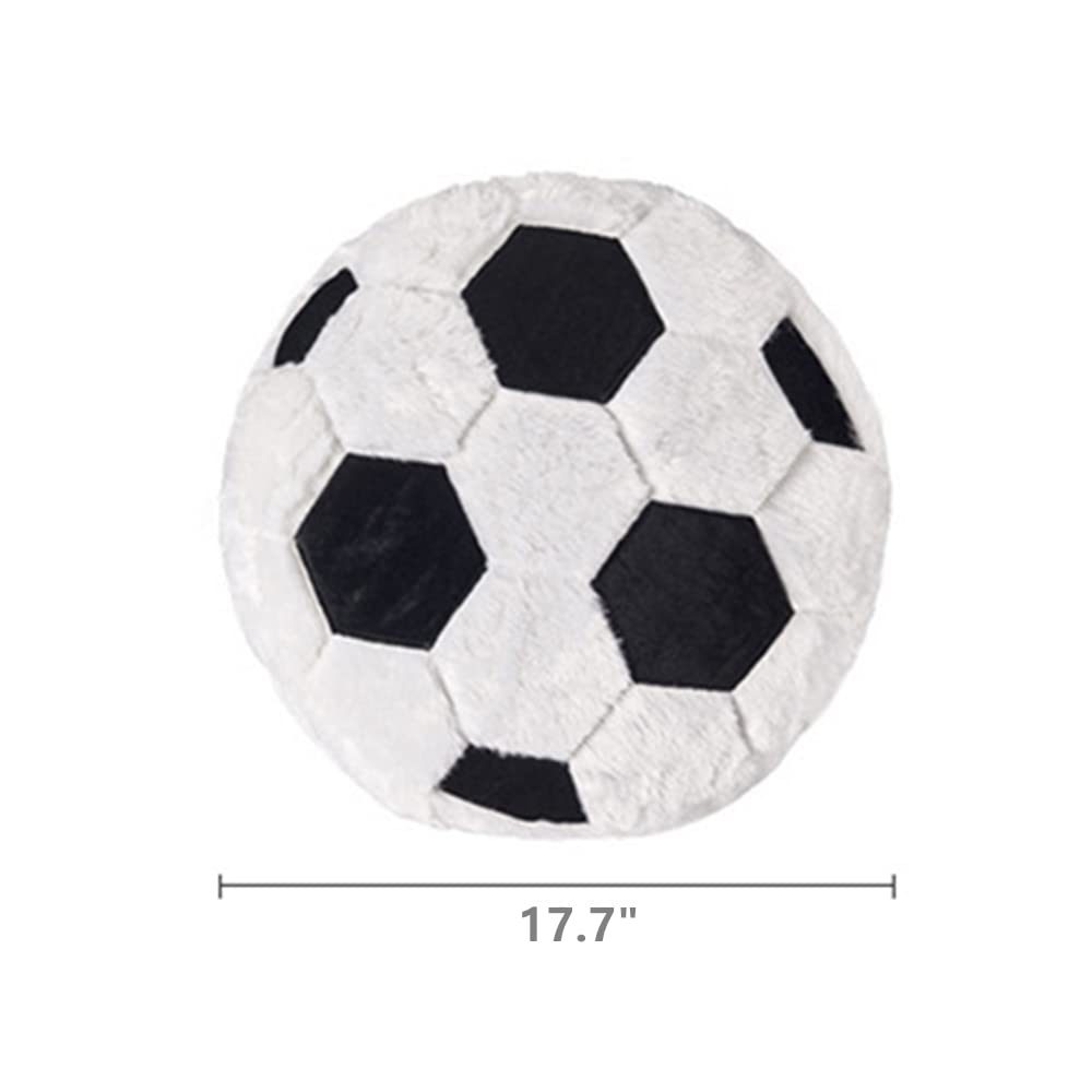 XIZHI football pillow stitching detail with PP cotton filling for comfort