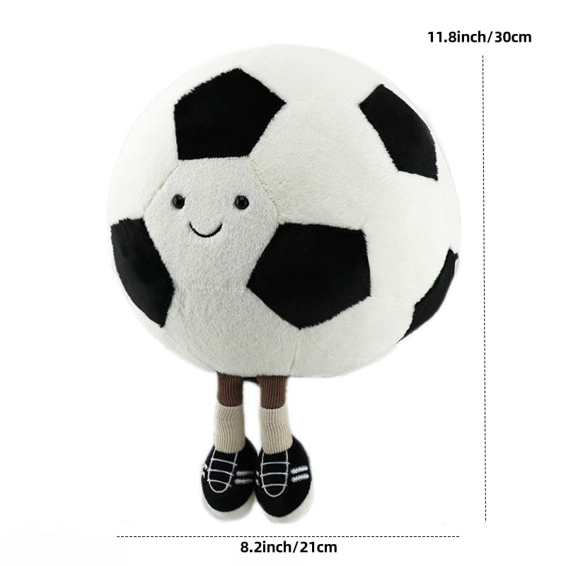 XIZHI football plush shows a cute face for cheerful playtime.