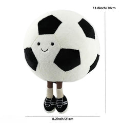 XIZHI football plush shows a cute face for cheerful playtime.