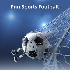XIZHI football plush with legs detail enhances imaginative sports games.