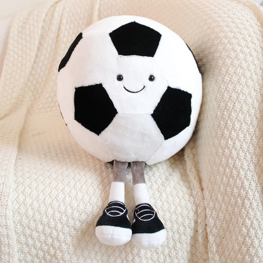 XIZHI football plush toy pillow with soft, durable finish ideal for kids' play.