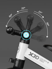 XJD 5-in-1 toddler bike with removable pedals for mode transitions