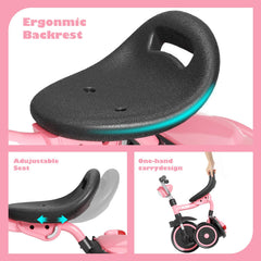 XJD lightweight design around 4.4 kg for simple handling