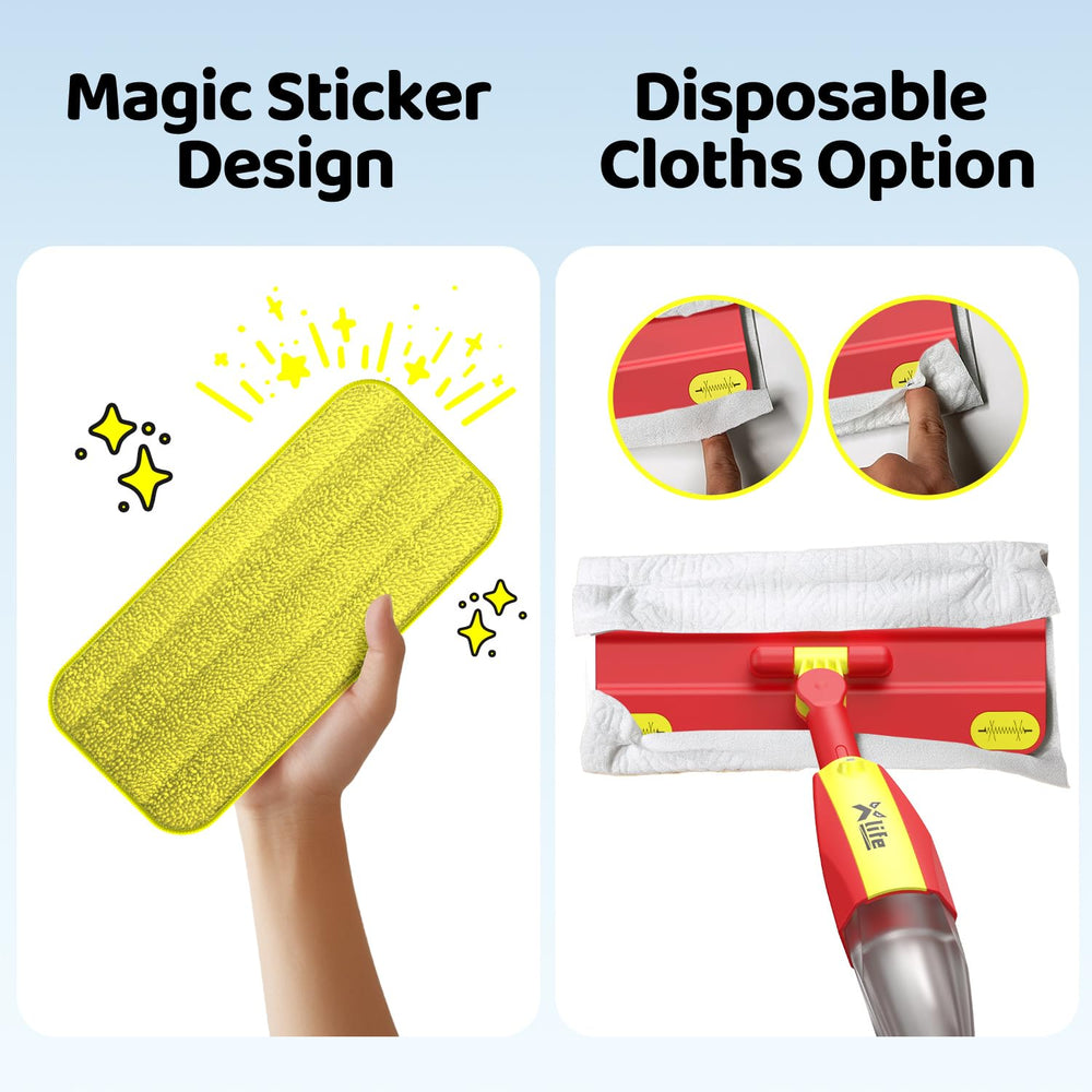 Xlife Kids Spray Mop Set easy 3-step assembly builds confidence.