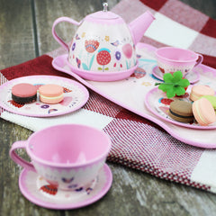 Xlong Pink Tea Set big plates suit desserts and sharing moments