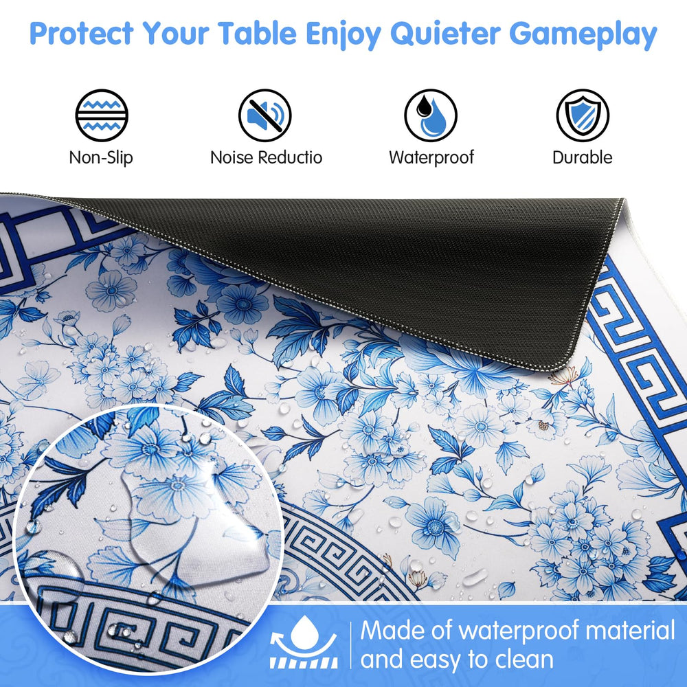 Xmoiqer Mahjong Mat carry bag enables travel and storage.