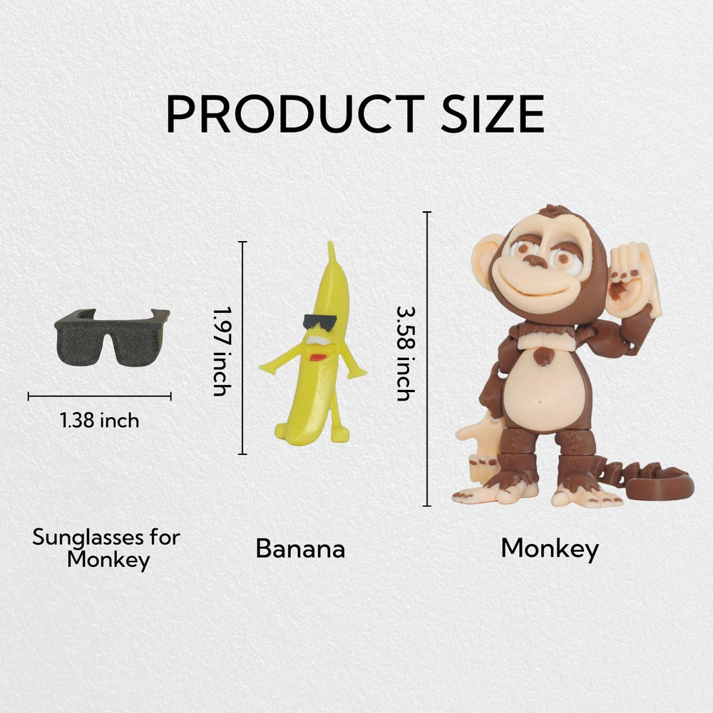 Xonery banana buddy features movable mouth for interactive play.