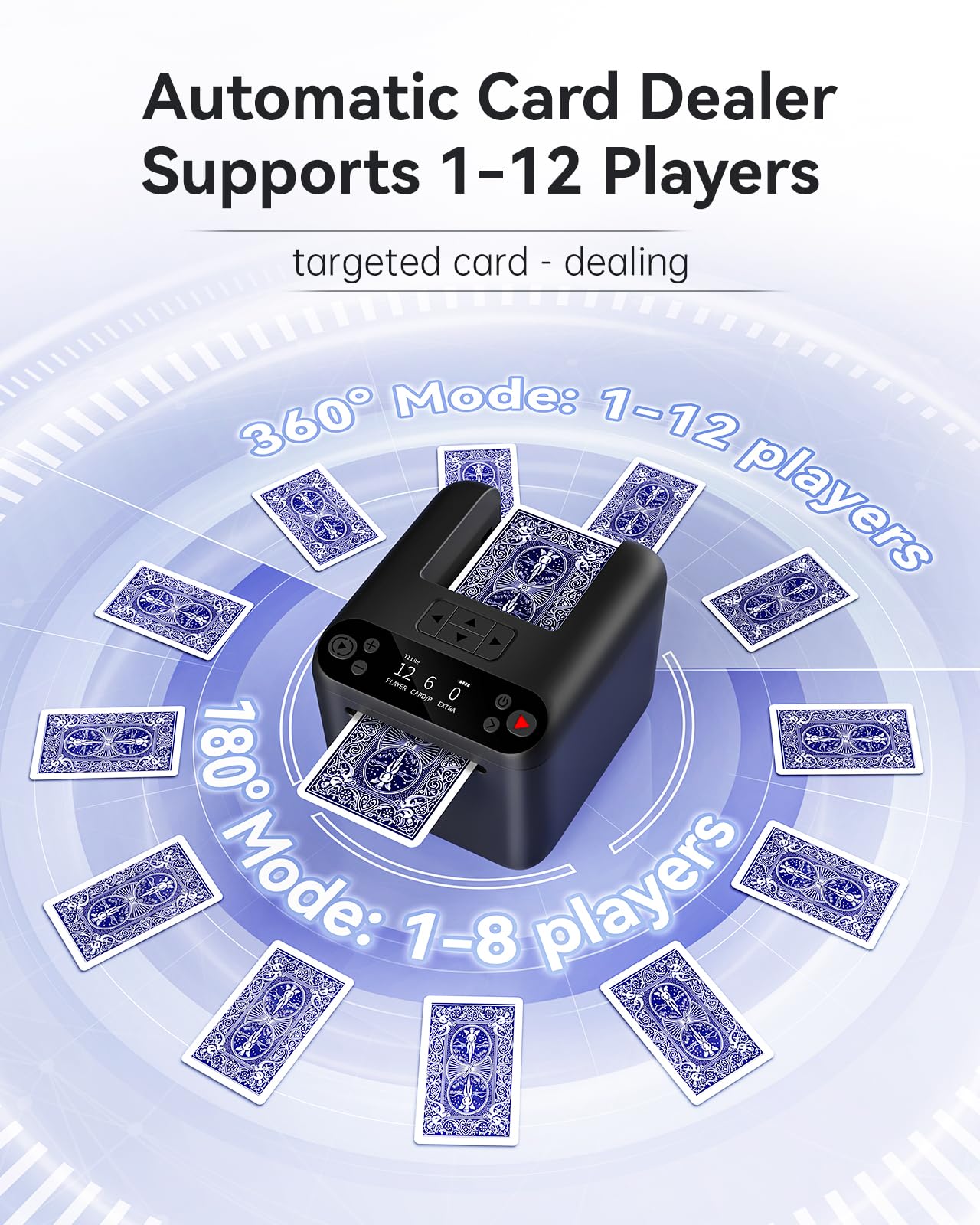 XPAW four wireless callers enable fast dealing from multiple positions.