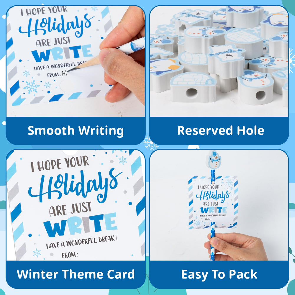 Xqumoi igloo eraser topper adds charming winter flair