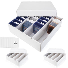 XRACV trading card storage box lid close-up showing sturdy protection for decks.