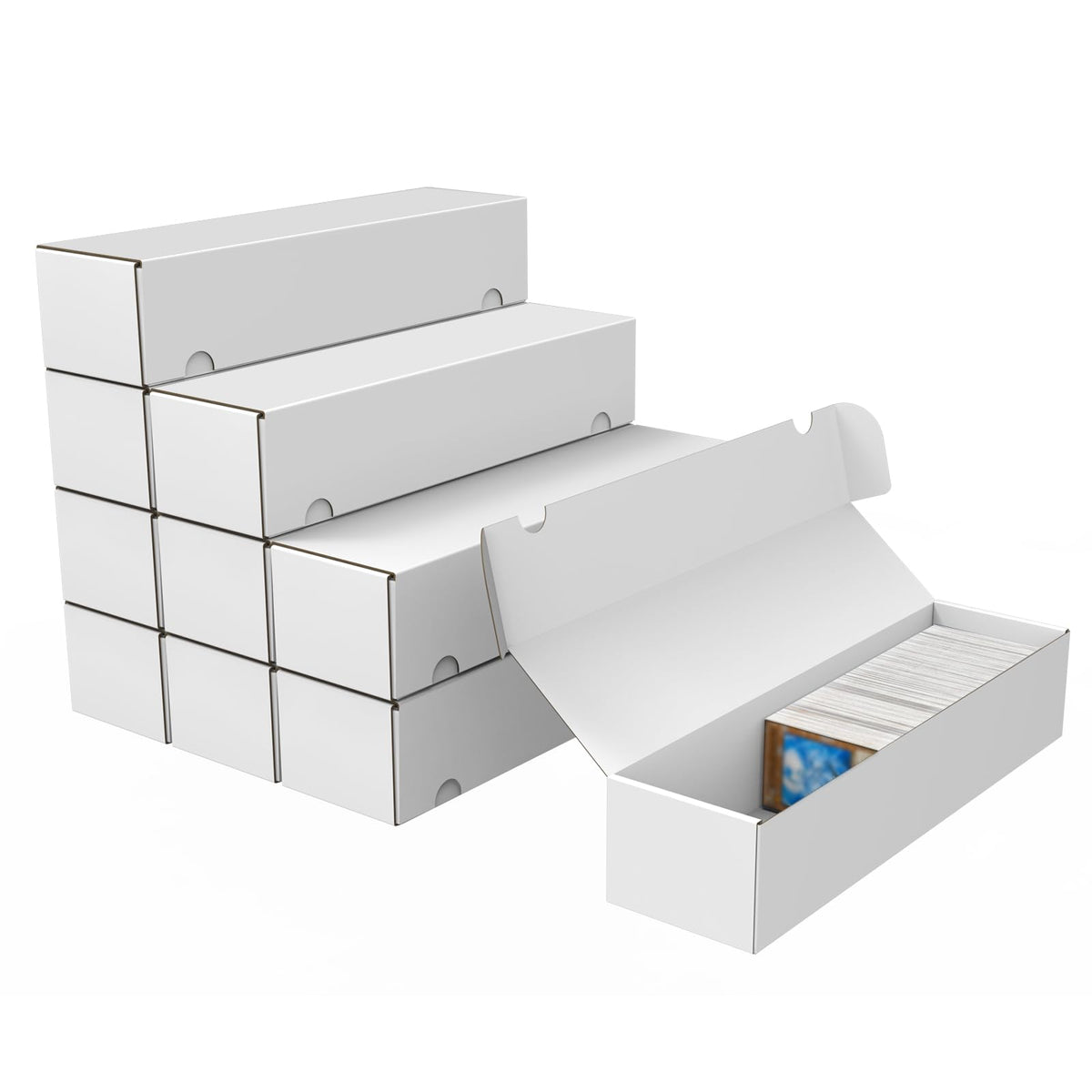 XRACV trading card storage box assembly step for quick setup and organization.