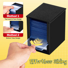 XSHINOVA bottom gravity-feed access speeds up card sleeving safely