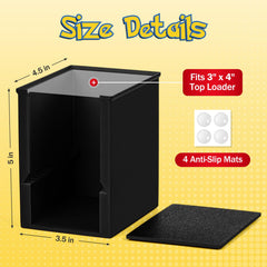 XSHINOVA removable dustproof lid keeps contents clean and organized when stacked