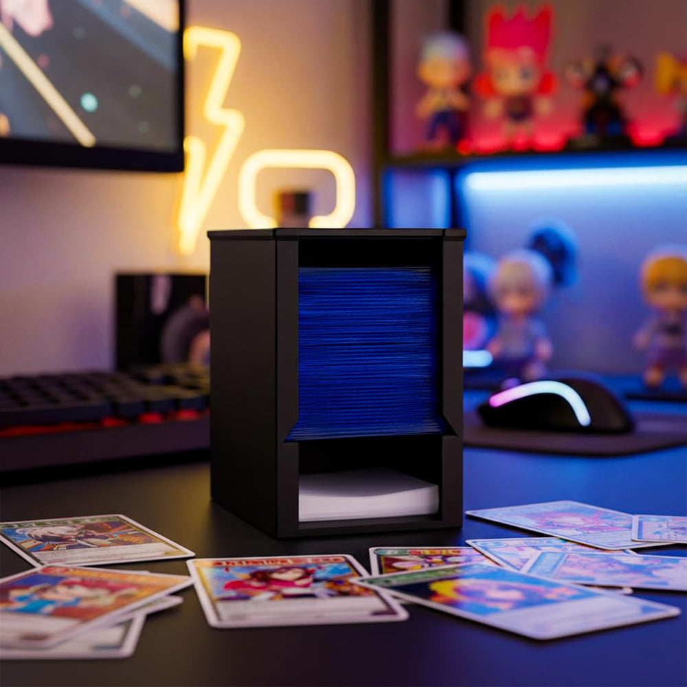 XSHINOVA stackable design saves desk space while expanding storage