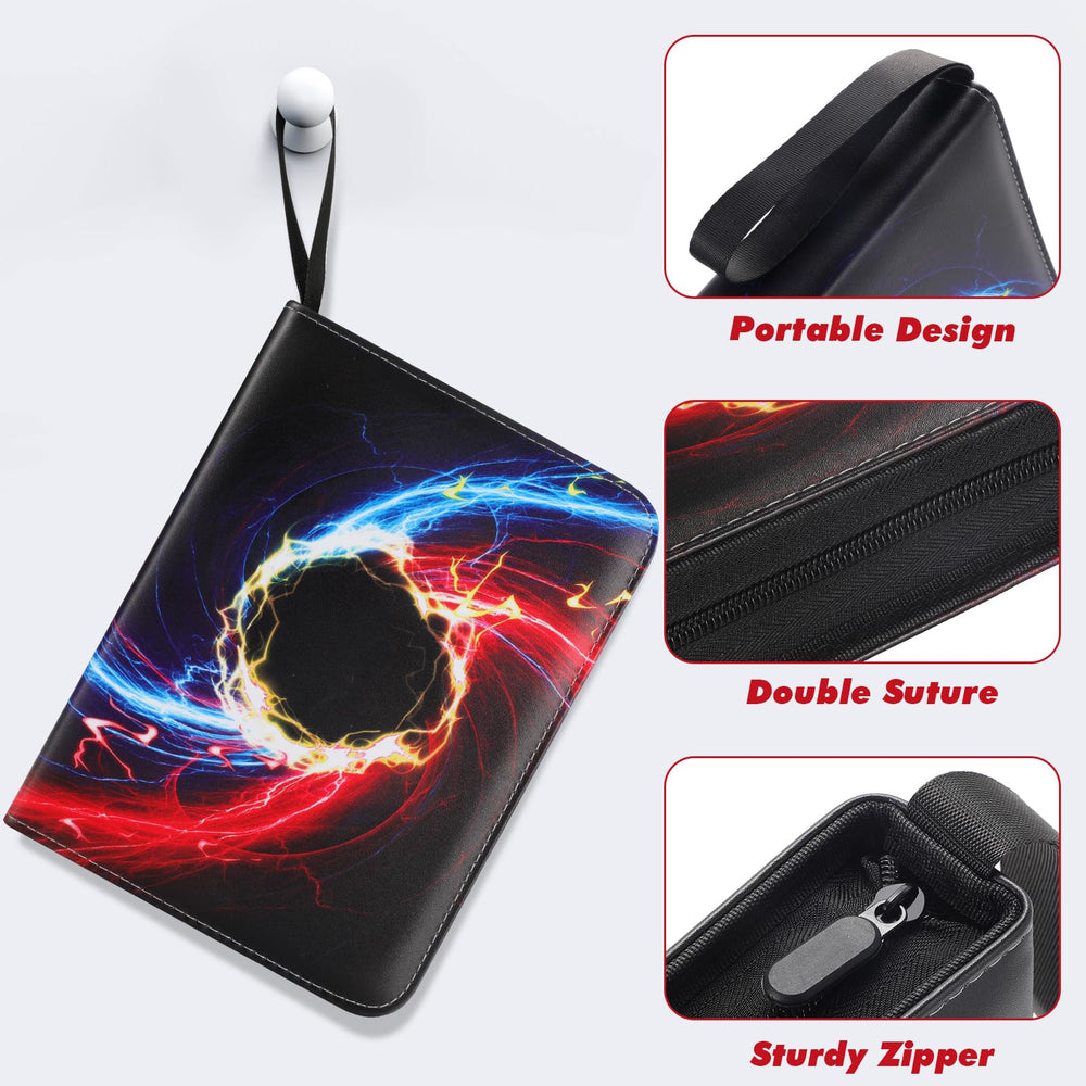 XSHNUO Card Binder 4-Pocket pages organize cards quickly and neatly.