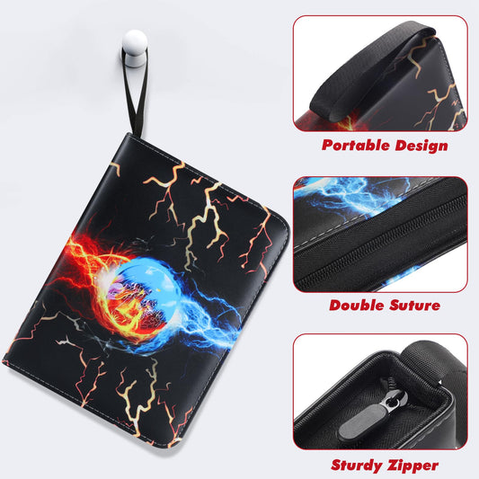 XSHNUO card binder holds up to 400 cards with removable sleeves