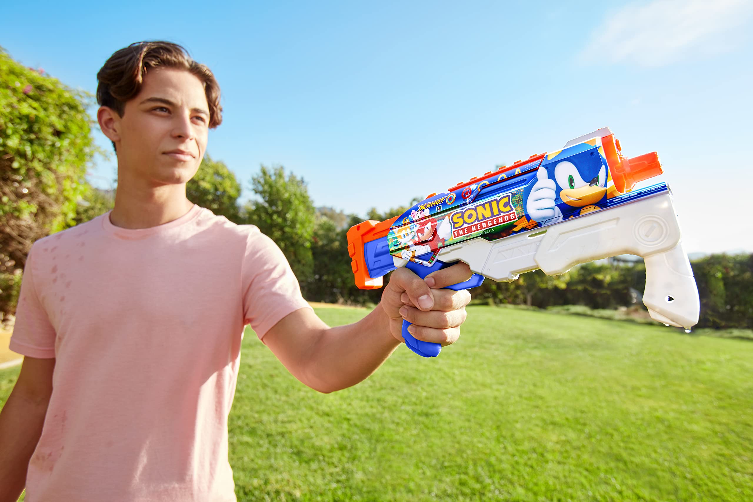 XSHOT water skins add style and grip during battles.