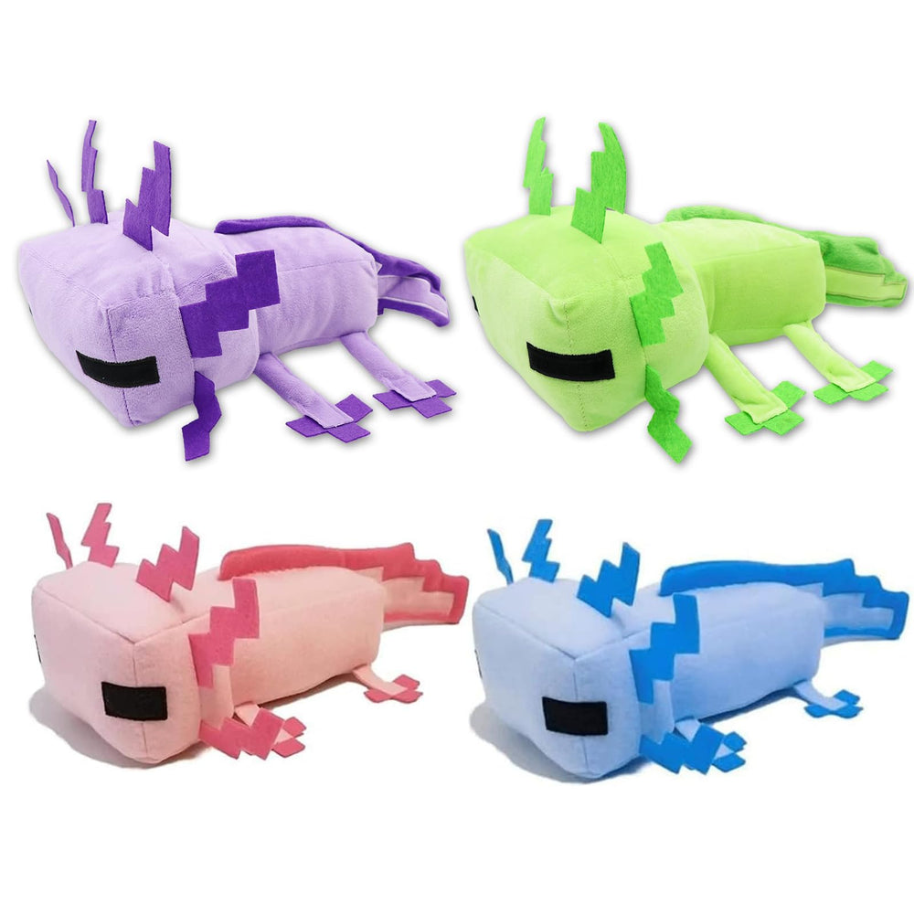 XSLWAN axolot 4-pack display; colorful set ready for gifting