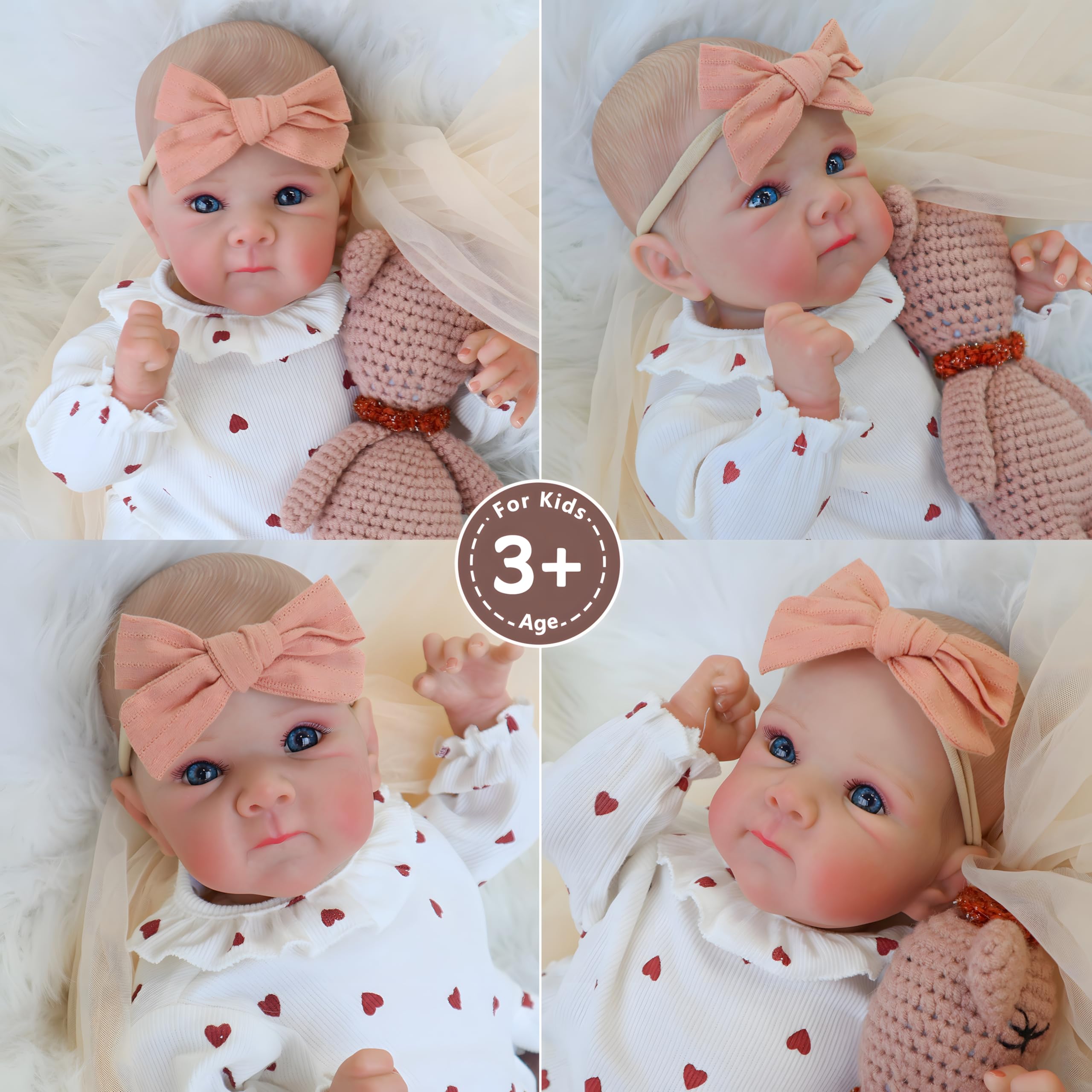 XSWPL Bettie outfit in white top and brown pants for dress-up fun