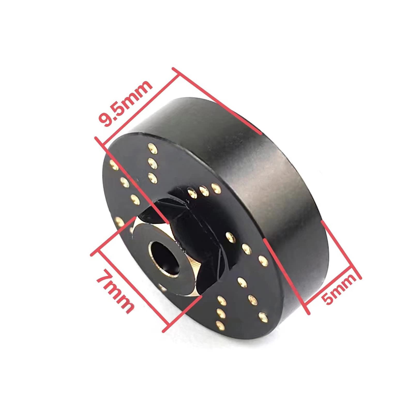 XSYGO brass weight hub assembled on a wheel