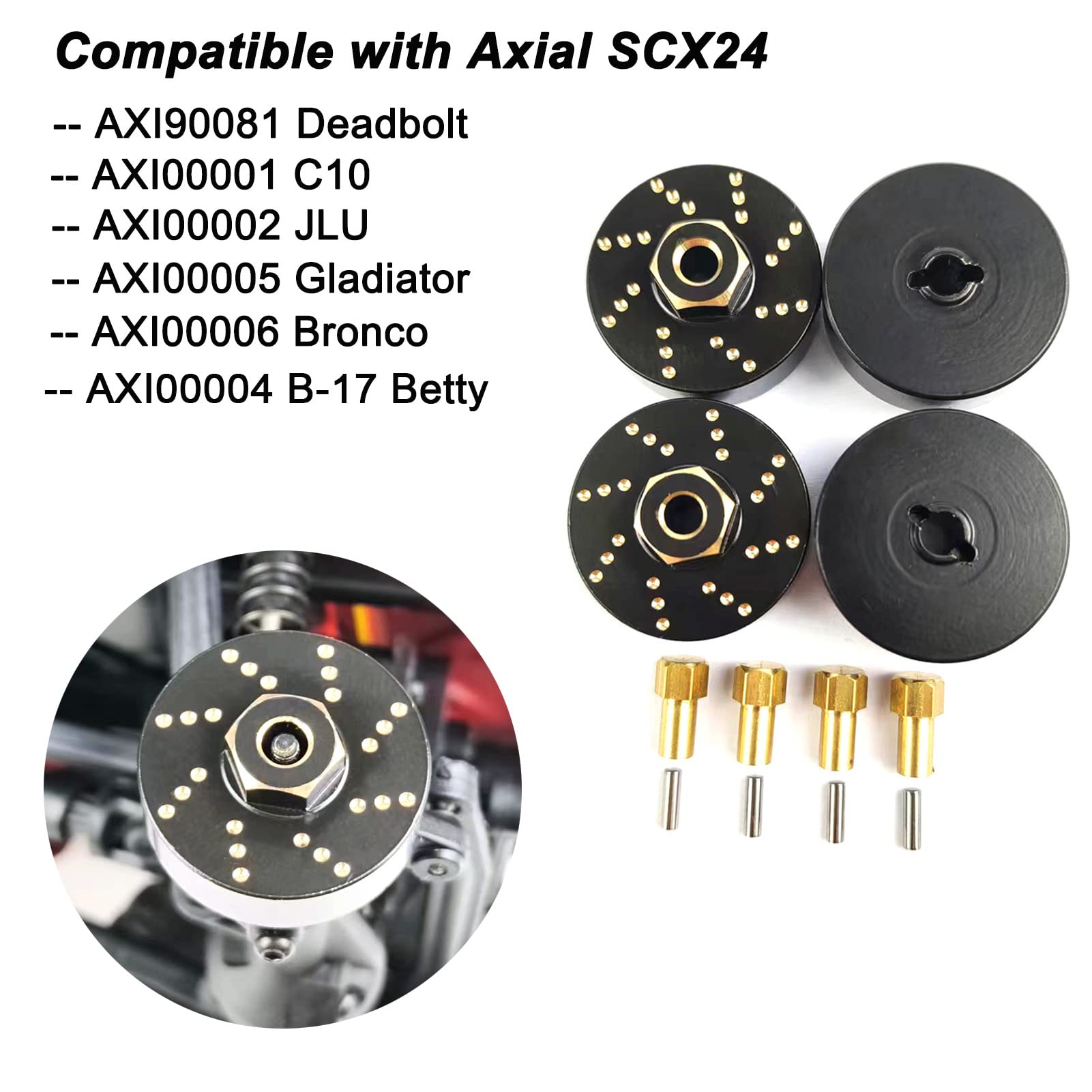 XSYGO brass weight kit with pins and nuts for easy install