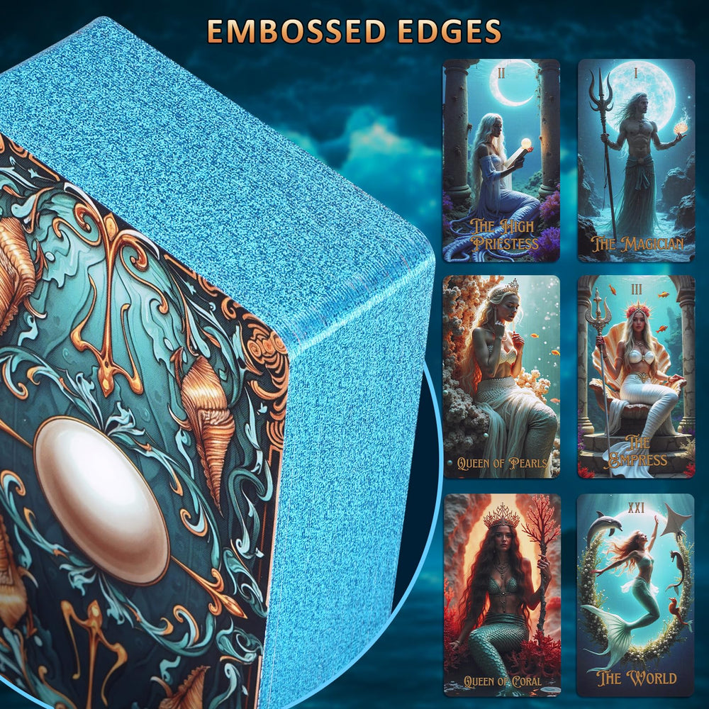 XSYLOHXL mermaids artwork on ocean tarot deck highlights intuitive readings