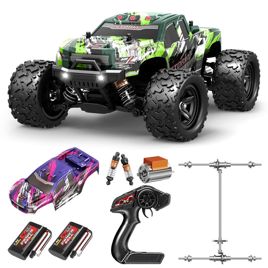 X-TMAGA all-terrain 1:18 RC car tackling rugged ground for outdoor fun