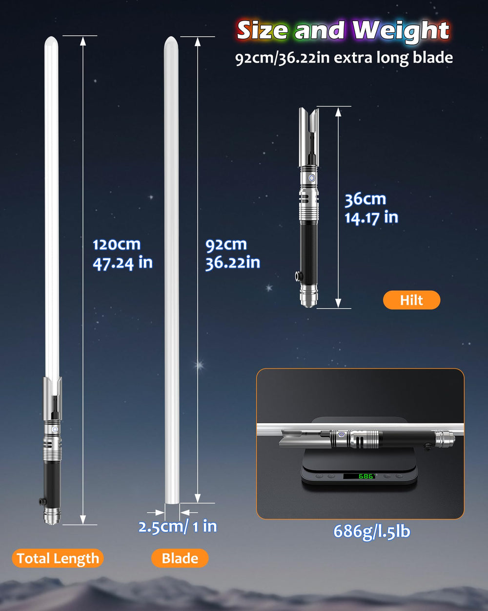 X-TREXSABER aluminum hilt emphasizes durability for real-feel battles