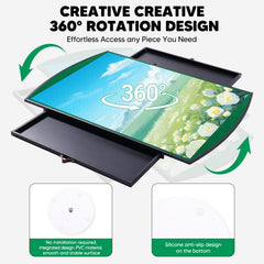 Xubialo 360-degree rotation design enables easy access to puzzle areas.