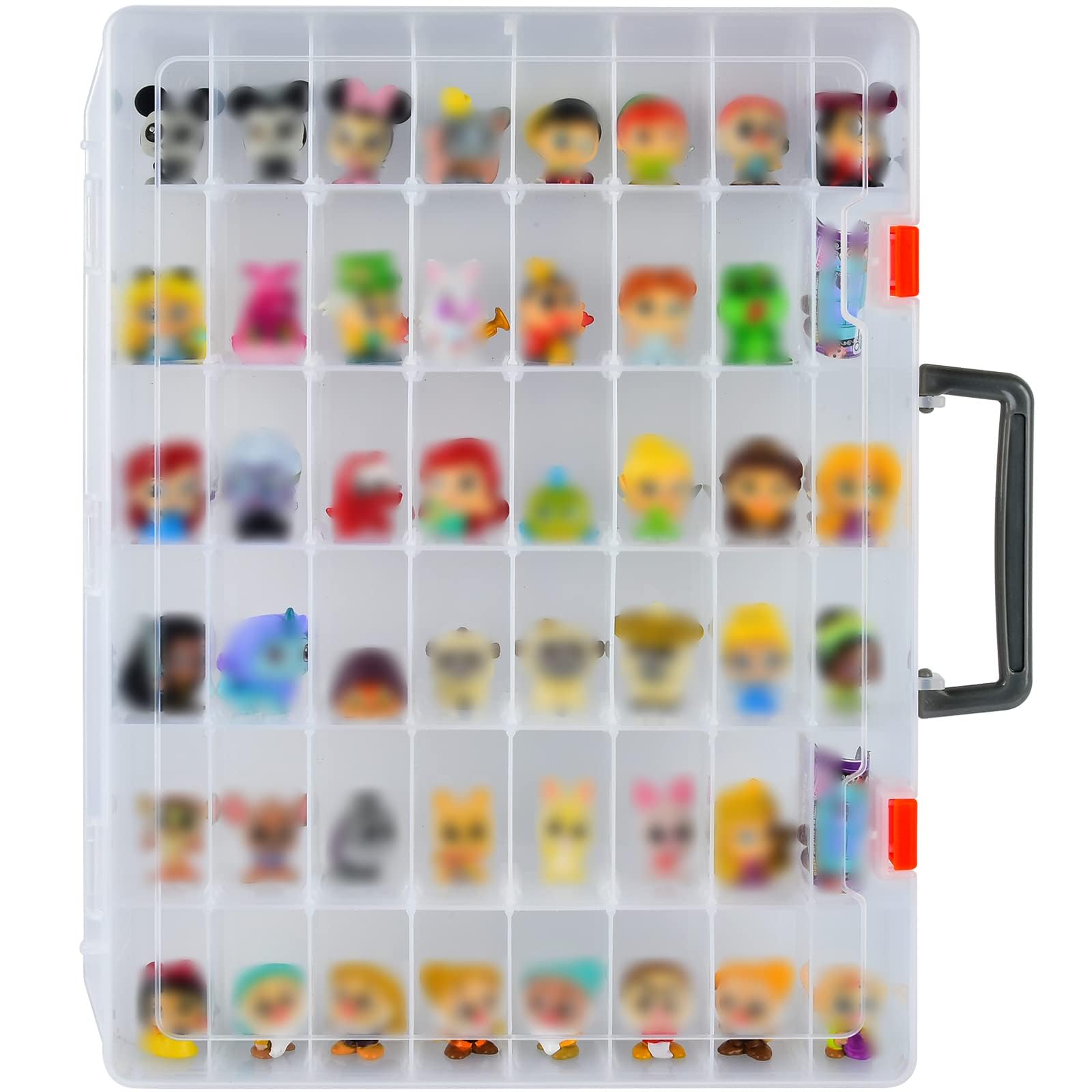 Xuerdon Disney Doorables display case with clear front view for easy viewing.
