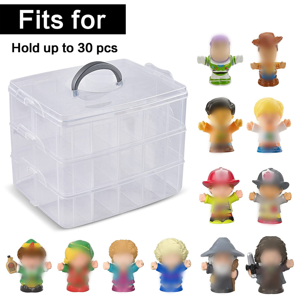 Xuerdon Fisher-Price Little People case side view showing detachable layers