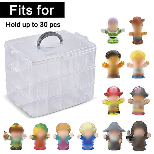 Xuerdon Fisher-Price Little People case side view showing detachable layers