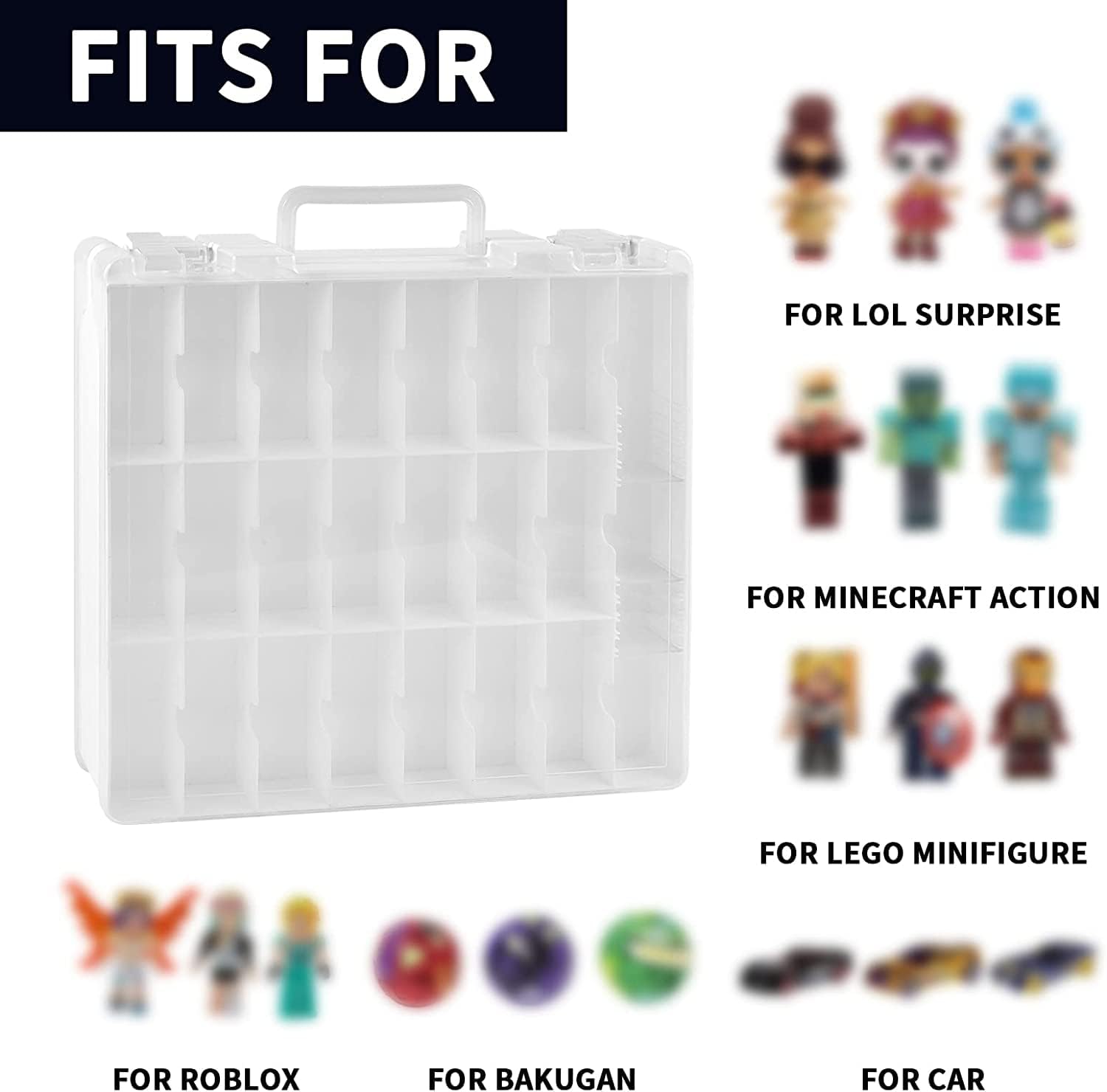 Xuerdon hot Wheels-compatible storage case open lid for quick access.