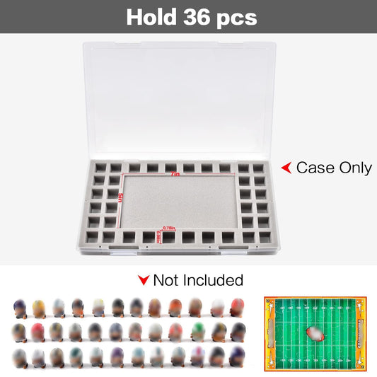 36-compartment grid keeps Teenymates figures tidy and easy to locate