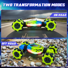 XUERENTECH Gesture RC Car in off road mode tackling uneven ground