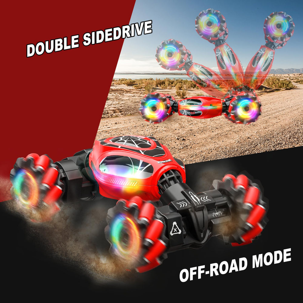 XUERENTECH Spider 360-spin stunt on carpet excites spectators.