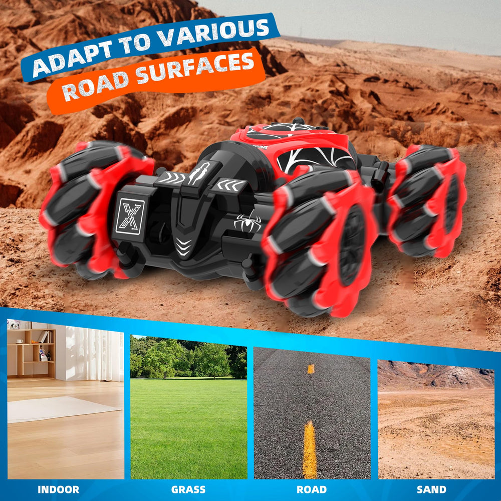 XUERENTECH Spider RC Car dual batteries deliver long play sessions.