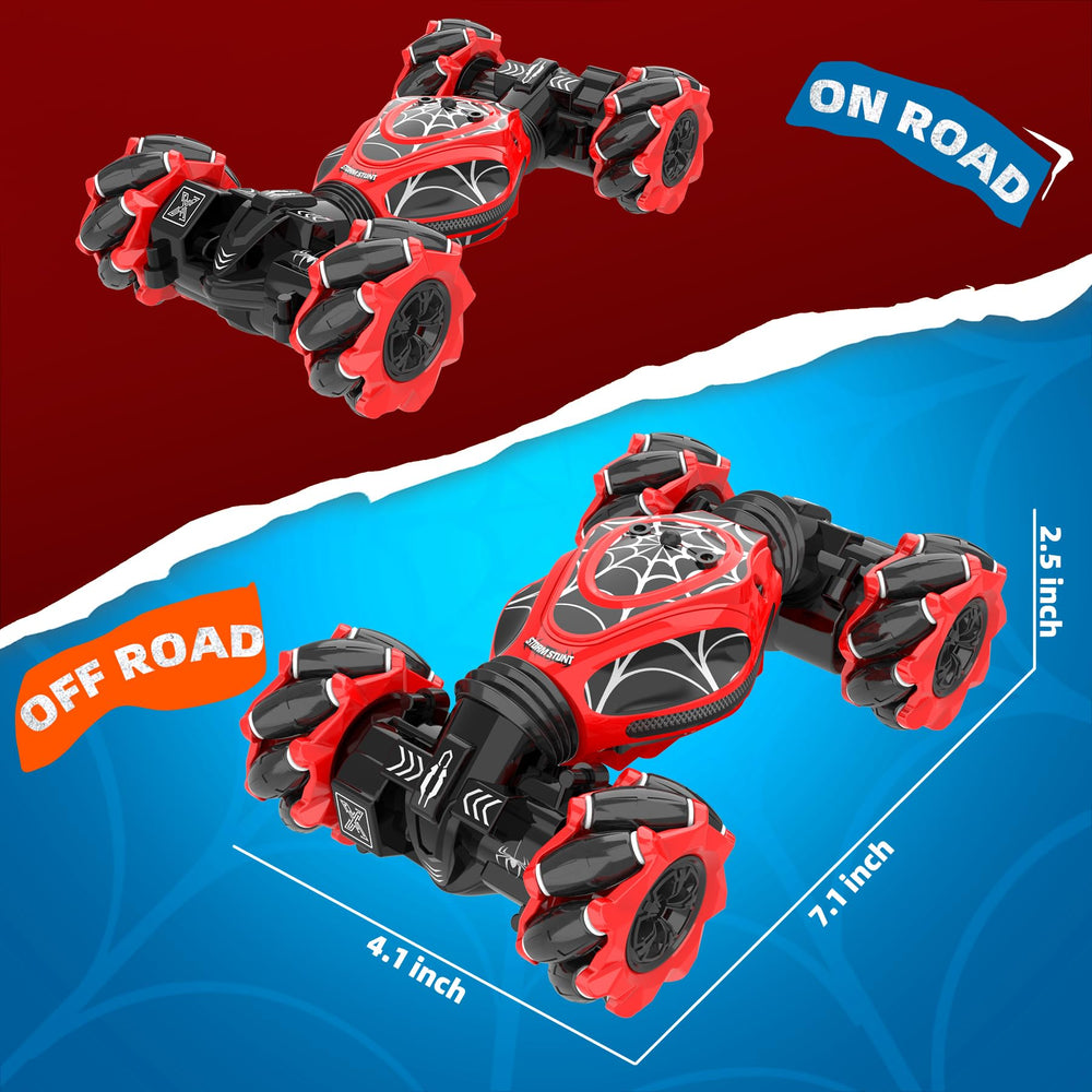 XUERENTECH Spider RC Car dual-mode transform from road to off-road.