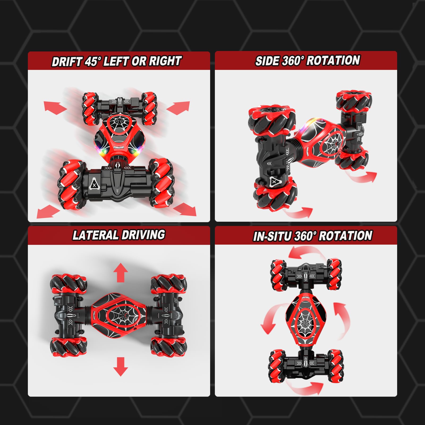 XUERENTECH remote control mode showcases precise, versatile steering.