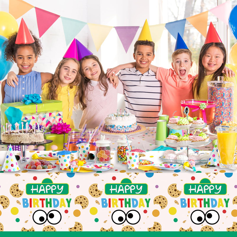 XueXiceili birthday decoration tablecloth adds playful decor to celebrations