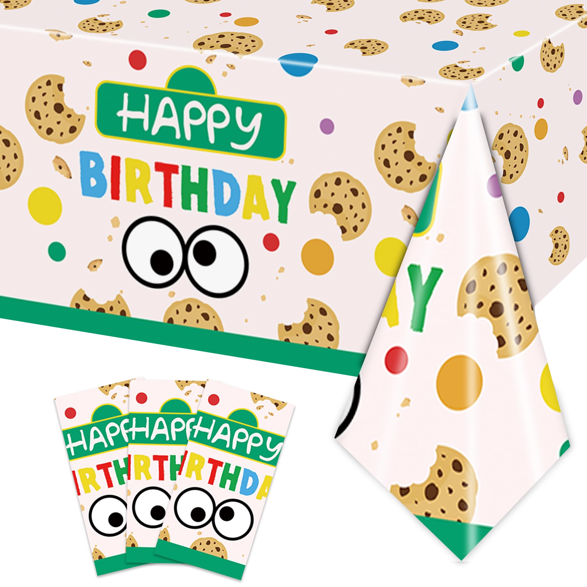 XueXiceili cookie theme tablecloth graphic design enhances party ambiance