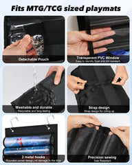 XUJKK Includes two detachable dice pouches to organize tokens.
