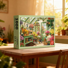 XURLEQ Garden Shed Puzzles close-up pieces highlight smooth interlocking and velvet texture.